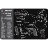 TekMat Sig Sauer SP2022 cleaning mat with soft surface